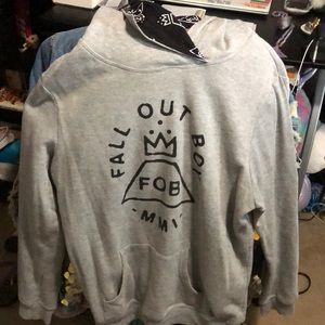 Fall out boy cowl neck hoodie